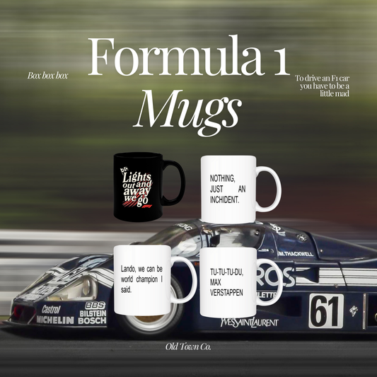 F1 mugs